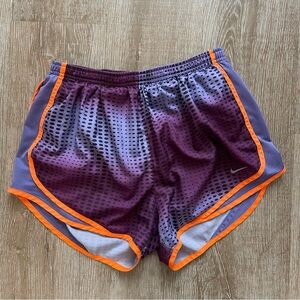 Gorpcore retro Nike Women’s 3” Running Shorts Purple Orange  size Medium